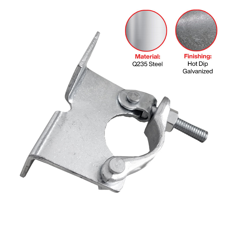 Scaffolding -Zinc Plated Board Retaining Coupler (Plank Coupler for 48.3mm Pipe)