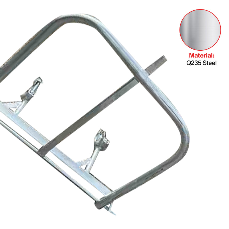 Hot Dip Galvanized Scaffold Ladder Gate - Self-Closing Half Gate (0.5m) - Gravity Gate (7kg)