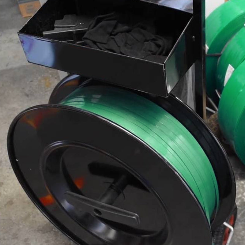 PET Strap Trolley Strapping Dispenser, Wrapping Machine Trolley