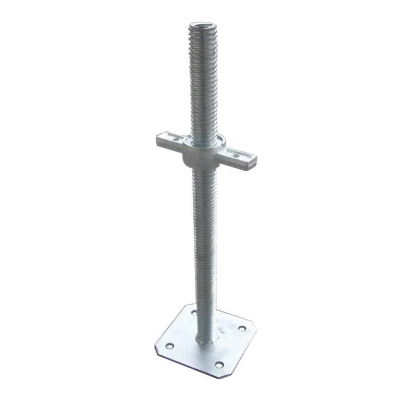 Scaffolding - Zinc Plated Screw Jack Base 38mm x 600mm