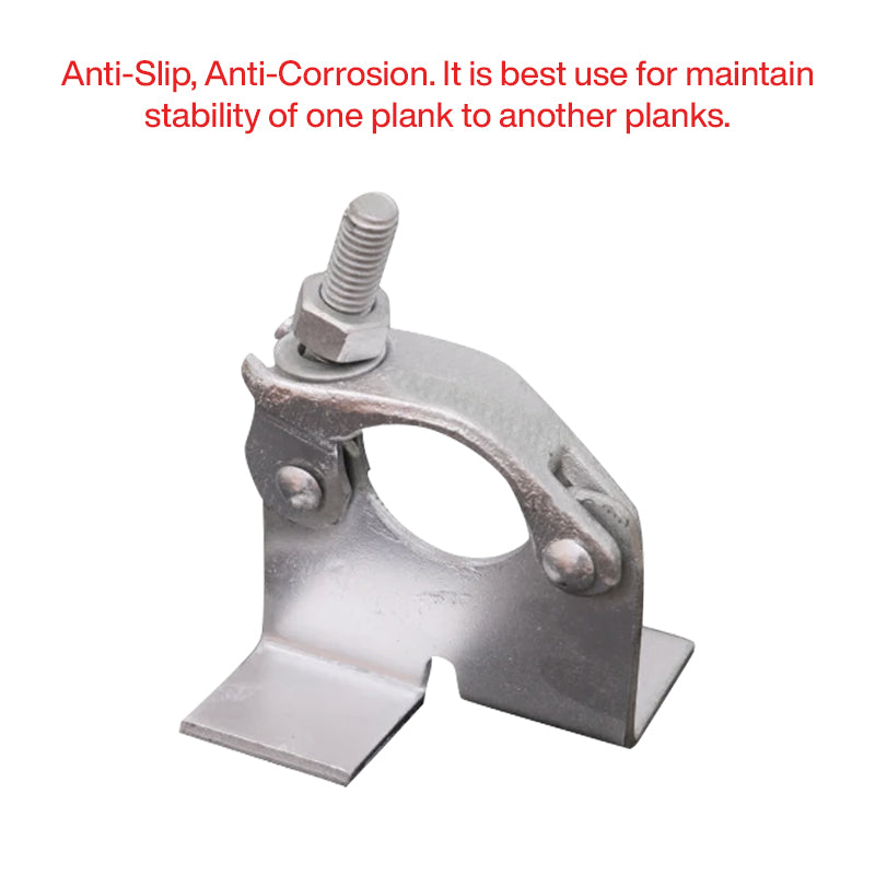 Scaffolding -Zinc Plated Board Retaining Coupler (Plank Coupler for 48.3mm Pipe)