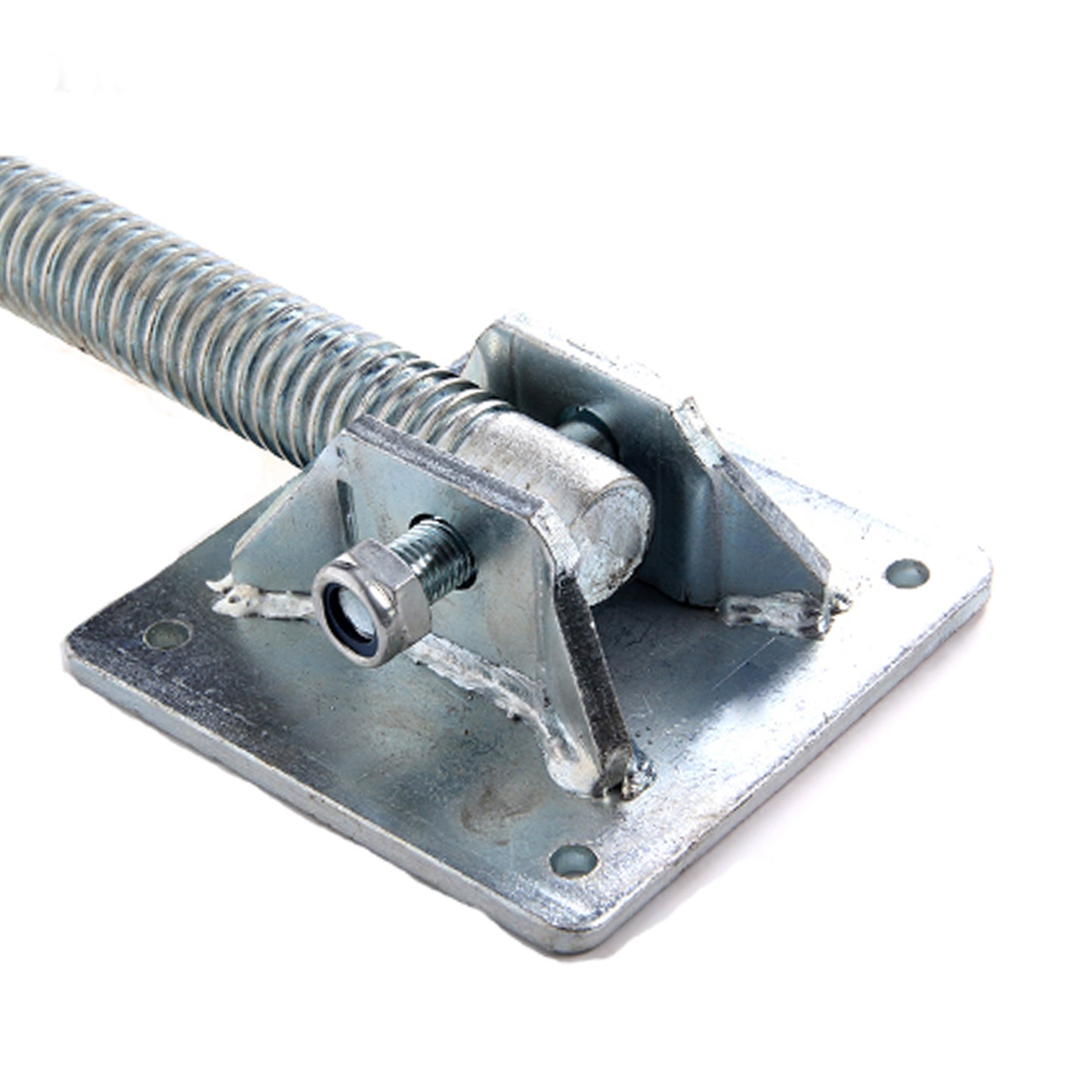 Zinc Plated Swivel Jack Base 38mm x 600mm - Elevate Your Scaffolding Experience!