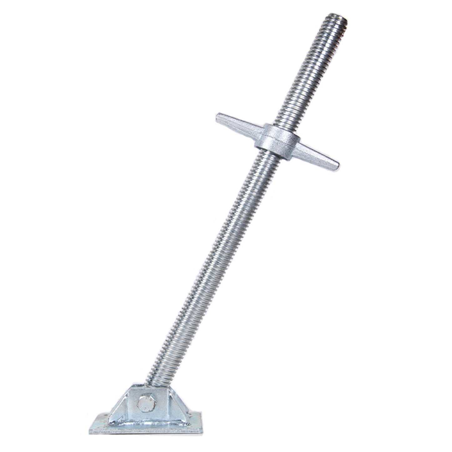 Zinc Plated Swivel Jack Base 38mm x 600mm - Elevate Your Scaffolding Experience!