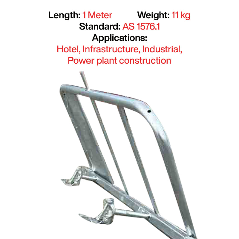 Hot Dip Galvanized Finishing Safety Gate 1.0m