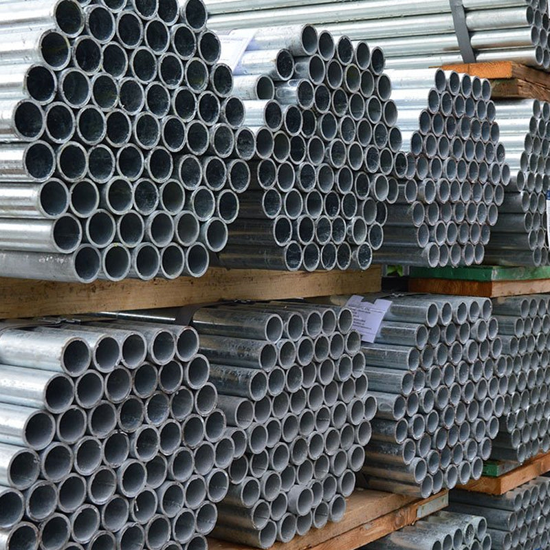 Scaffolding - Galvanized 21ft (6.5m) Steel Tubes Bundle of 61 pcs.