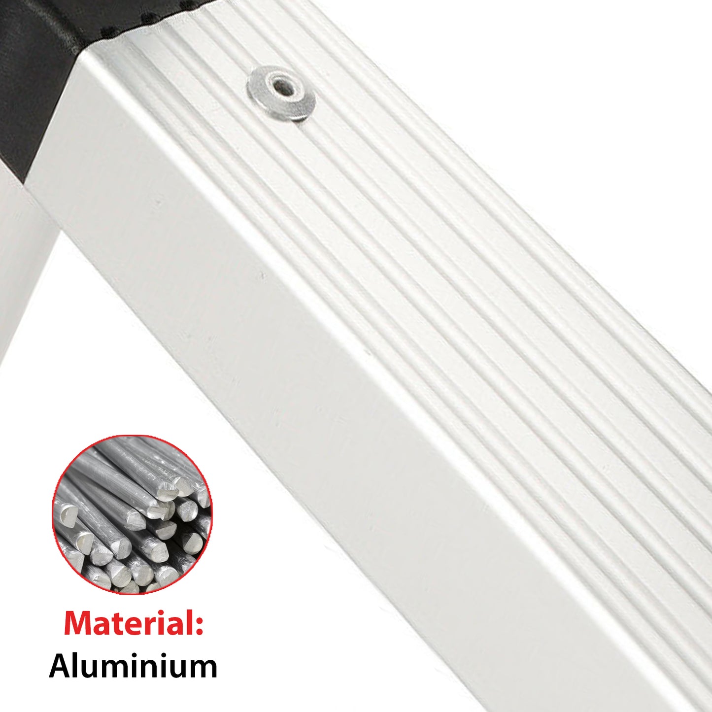 3.6M Industrial Standard 12 Step 150kg Aluminium Ladder for Roofs & Scaffolding